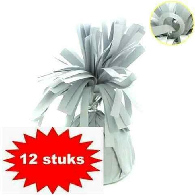 ballon gewichtje 170 gr wit 12 stuks