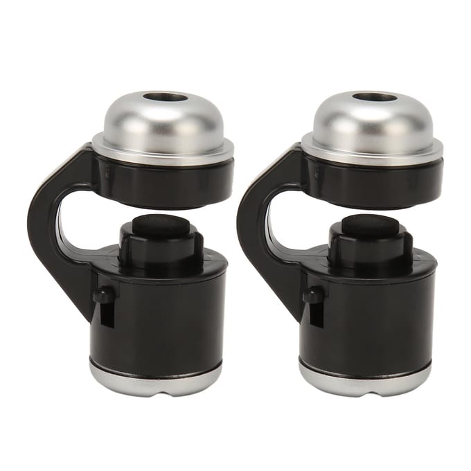 2pcs Microscope pour téléphone Zoom 30x Microscope LED Microscope à clip portable pour détection de la peau Examen des cheveux