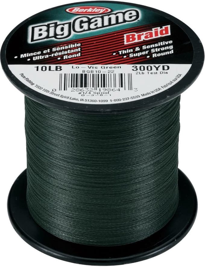 Berkley Big Game Braid - cabo wit - 275 meter - 4,5 kg