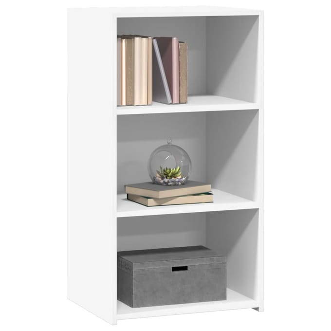 vidaXL - Dressoir - 50x41x93 - cm - bewerkt - hout - wit