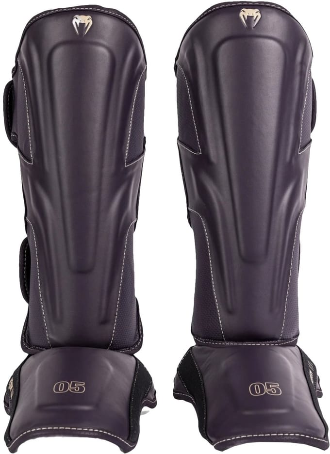 Venum Impact Evo Kickboks Scheenbeschermers Diep Paars - L