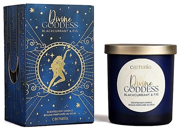 Carnatia Starry Spell sojakaars glas Divine Goddess – Ø8 cm x 9 cm