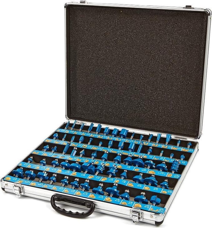 66 Delige Houtfrezenset met 8 mm Opname