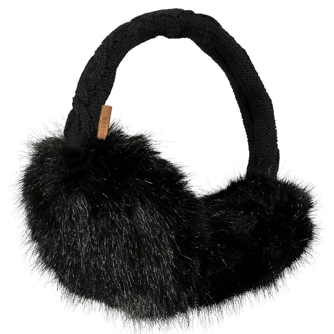 BARTS Fur Earmuffs Dames Oorwarmers - One Size - Black