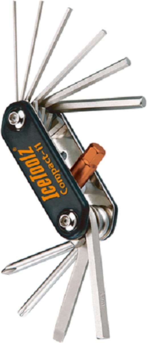 IceToolz Multitool 11-delig - Fietsreparatie - Compact en Duurzaam - Cr-V Staal - Zakformaat
