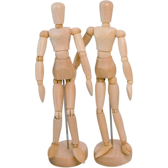 SOLO GOYA Houten mannequin – 20 cm hoog