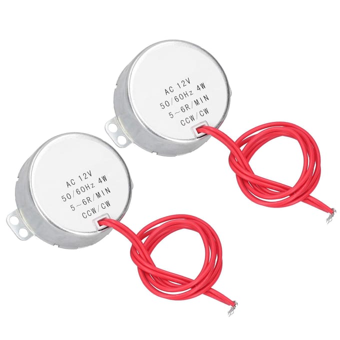 2 stuks AC Motor Synchroon CCW CW Micro Machinegereedschap Accessoires AC12V 5 6R MIN 4W