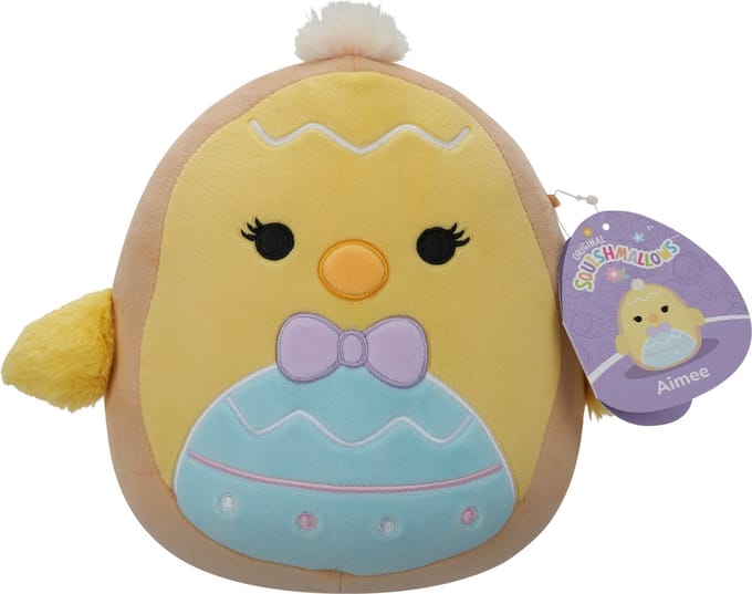 Squishmallows - Little Plush - (Aimee - Yellow Chicken Easter Cookie) - 19cm Plush