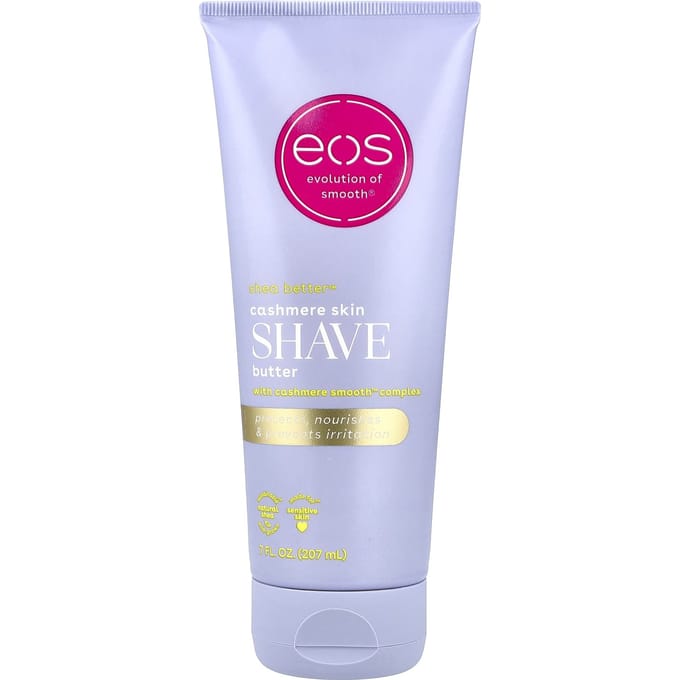 EOS, Shea Better™, Cashmere Skin Shave Butter, 7 fl oz (207 ml) white