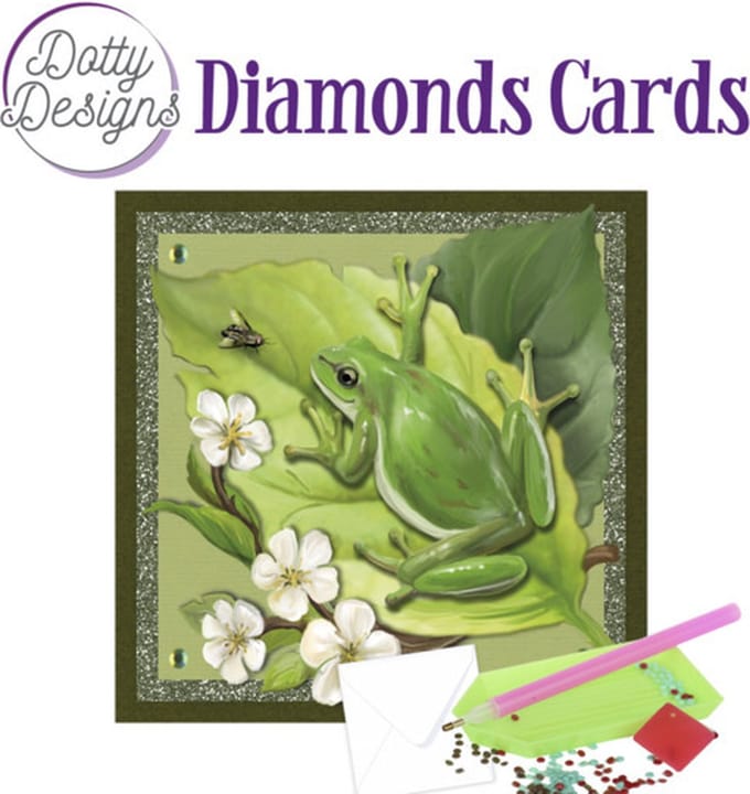 Diamond Painting Dotty Design Diamonds Cards | Frog