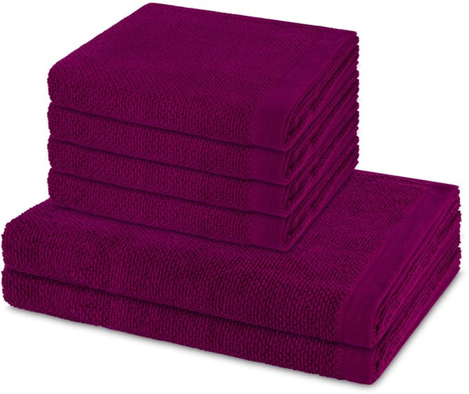 Möve Sonstiges 4 X handdoek 2 X douchehanddoek - in set 6 pack Bliss
