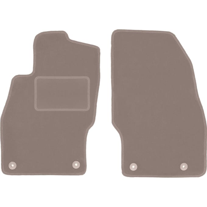 Beige voormatten voor: Opel Corsa D hatchback (2006-2015)