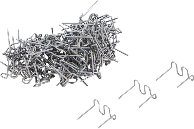 BGS Reparatieklemmen-set golfvorm 0,8 mm 100stuks - 73353