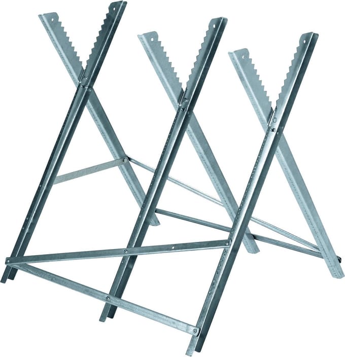 Einhell Zaagbok - Max. belasting: 150 kg - Lengte: ca. 80 cm - Inklapbaar - Max. diameter houtblokken: Ø30 cm - 3 werkhoogtes: 60, 64 en 68 cm