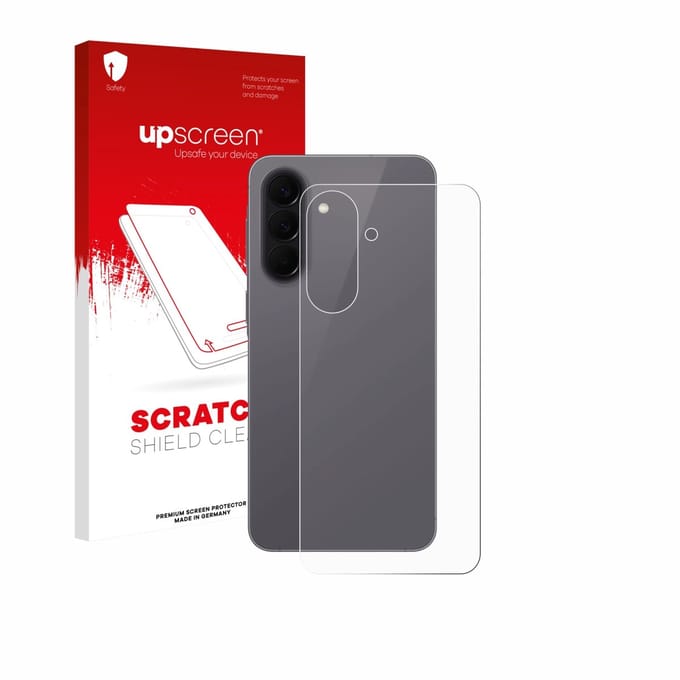 upscreen - Screenprotector voor Samsung Galaxy A57 5G (Achterkant) - Folie Beschermfolie transparant