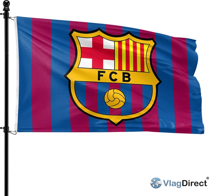 VlagDirect - FC Barcelona vlag - 90 x 150 cm.