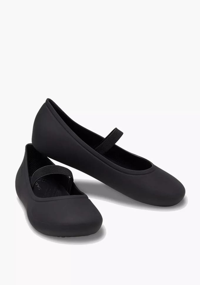 Crocs Brooklyn Mary Jane Flat T Zwart 27/28 US C10