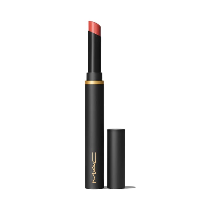 MAC, Powder Kiss, Rouge à lèvres crémeux, 899, Brickthrough, 2 g