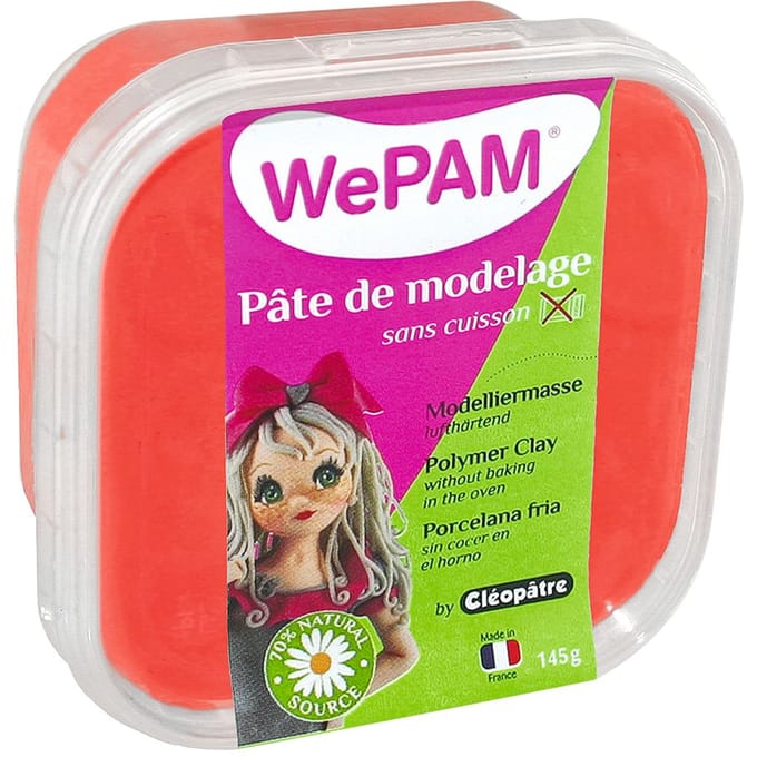 WePAM, luchtverharding Modelleerklei - Rood