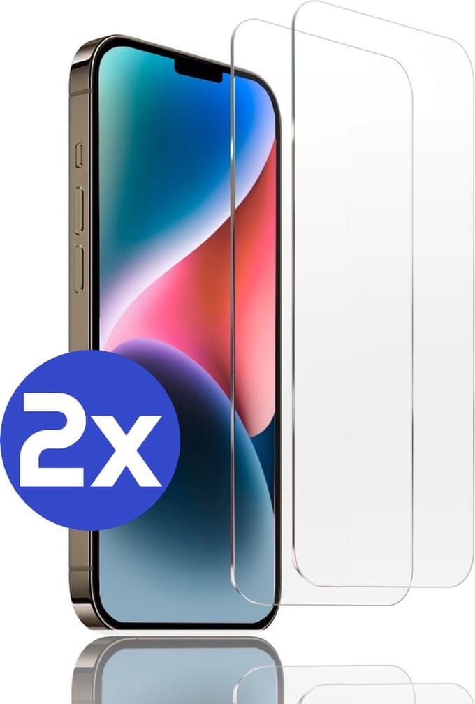 Premium Screenprotector Geschikt Voor iPhone 14 - Gehard Glas - 2 Stuks