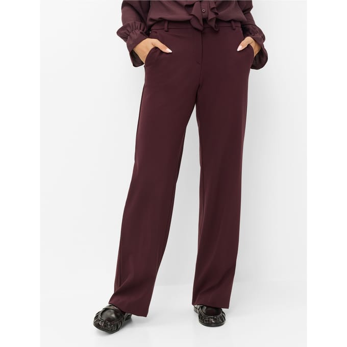 Brax Dames Chino  Style MAINE BLACKBERRY VIOLET, donkerpaars, maat 38