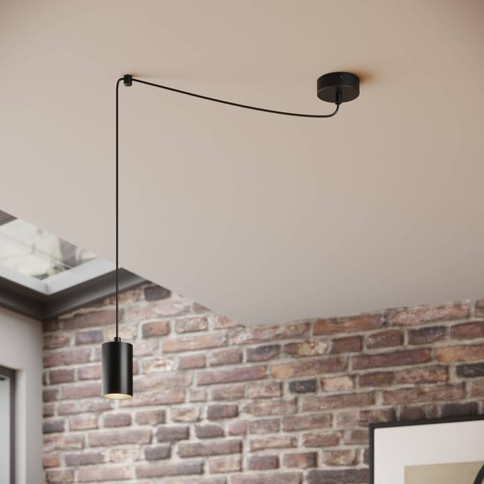 EMIBIG LIGHTING Hanglamp Speed, zwart, 1-lamp