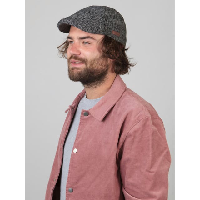 Barts Mr. Mitchell Flatcap Pet Heren - Grijs - Maat L
