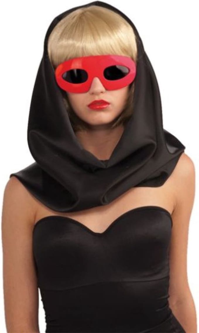 Bril Lady Gaga Rood