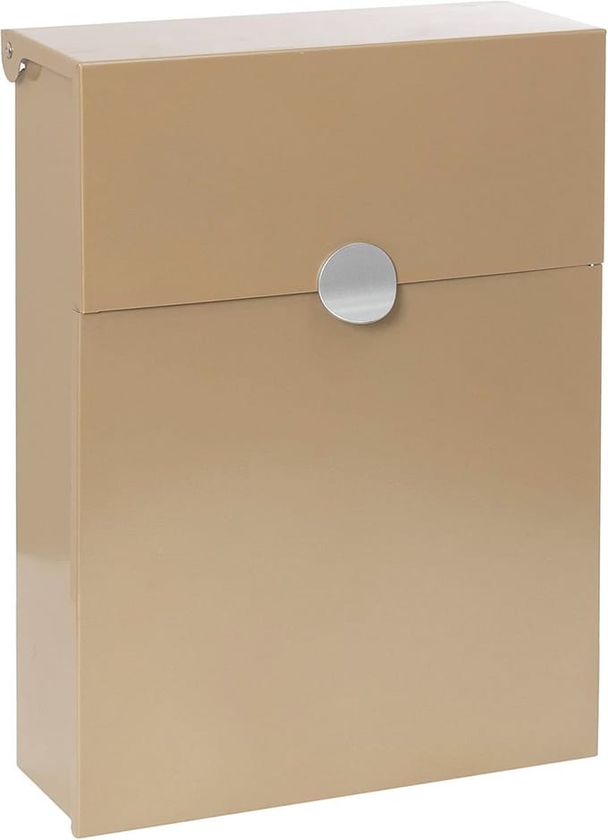 Waterdichte Brievenbus voor Buiten - Personaliseerbaar DIN A4, Staal, Modern Design