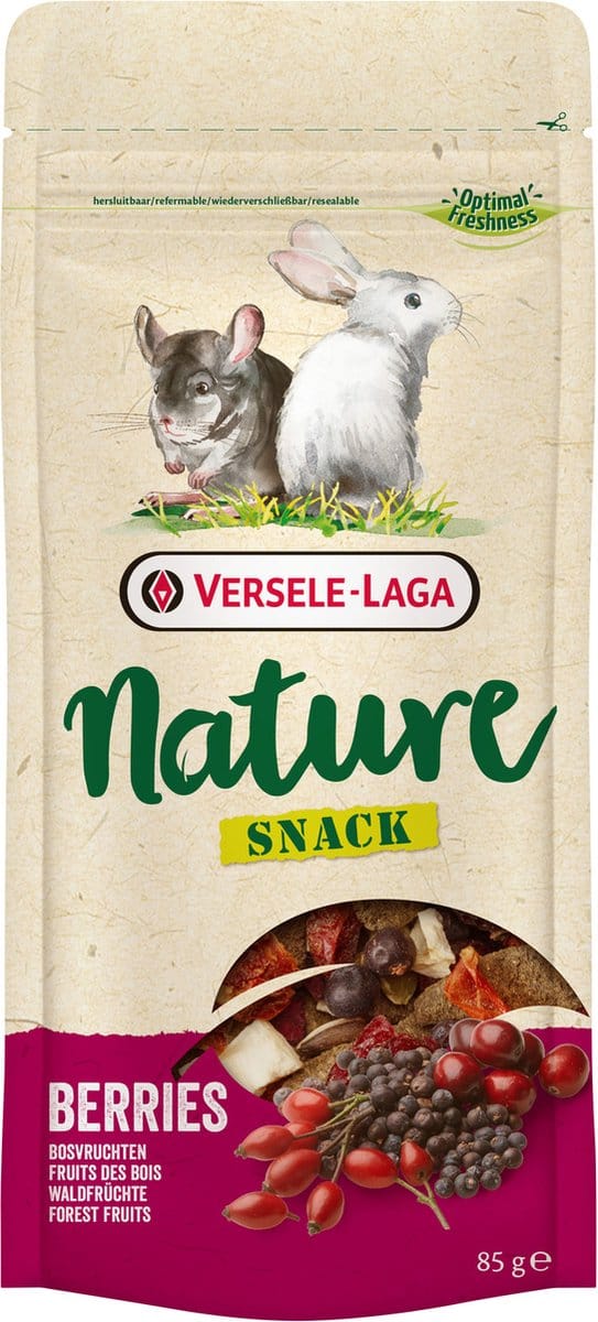 Versele-Laga Nature Snack Berries - Knaagdiersnack - Bessen 85 g