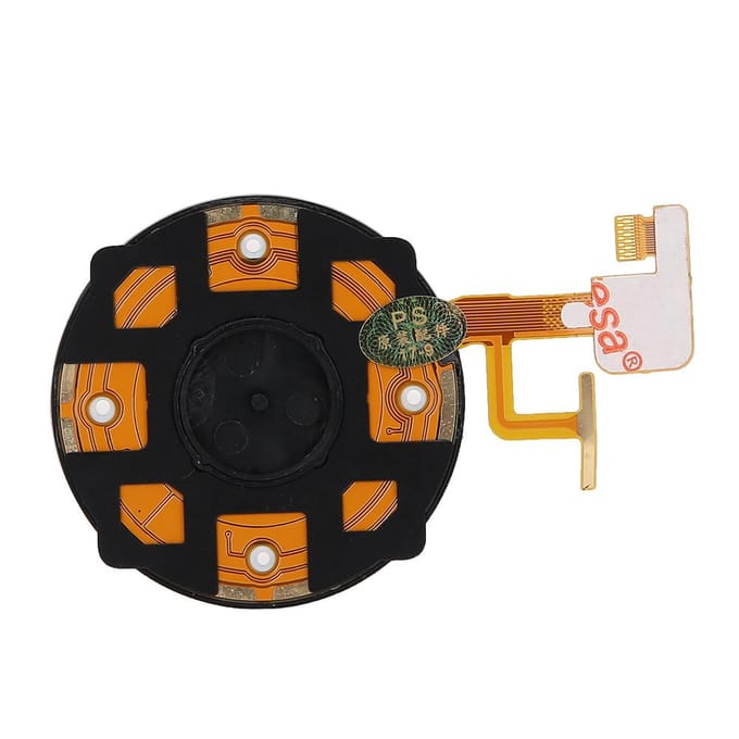 Koptelefoonaansluiting Clickwheel Selecteerknop Flexkabel voor iPod Video 5e 5.5 Gen Zwart
