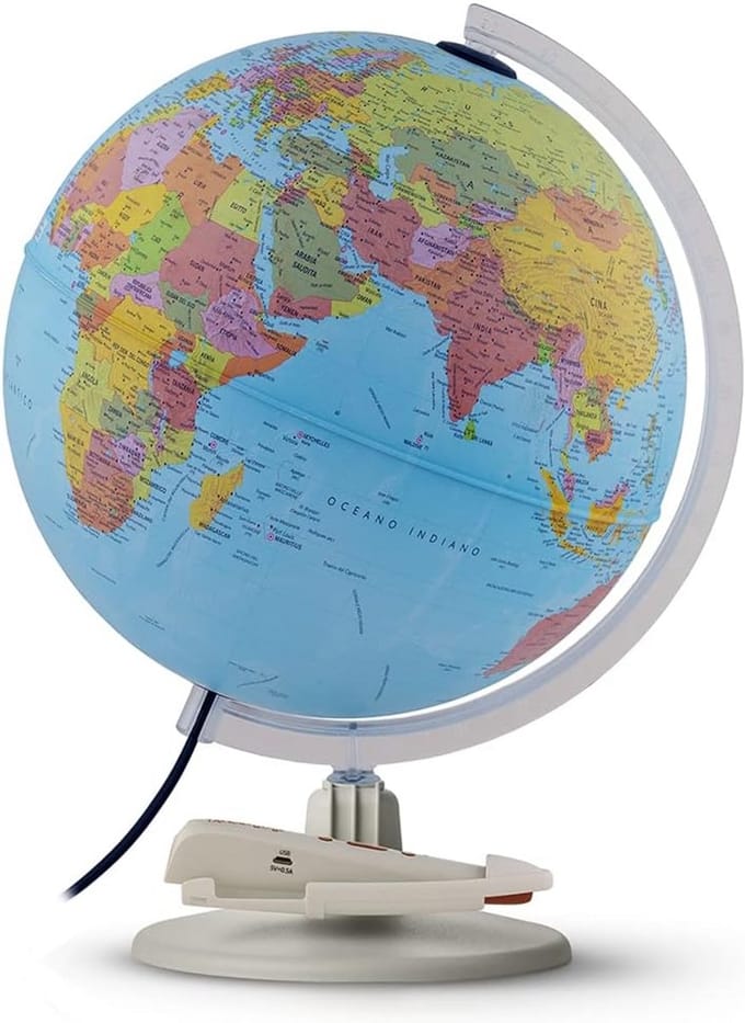 Interactieve wereldbol met sprekende pen voor kinderen, 30 cm