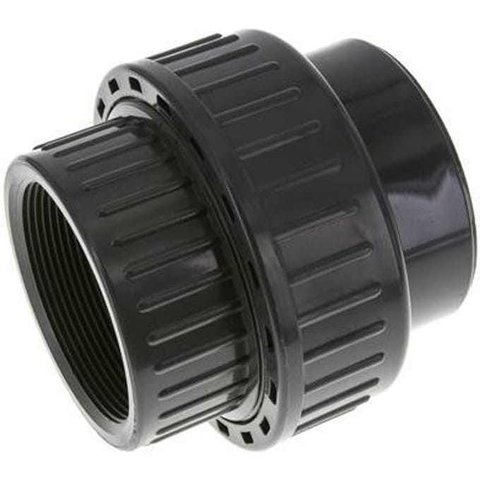 PVC Rechte Lijmmof 75mm x Binnendraad Rp 2-1/2 '' EPDM
