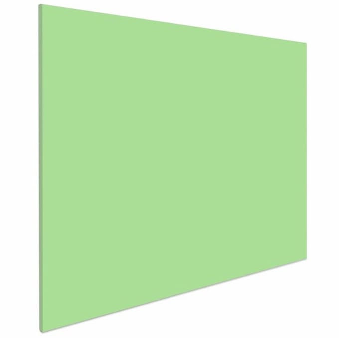 IVOL Whiteboard zonder rand - 90x120 cm - Lime Green - Magnetisch - Frameless