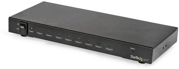 StarTech.com 8-Port 4K 60Hz HDMI Splitter - HDR Ondersteuning - 7.1 Audio - video/audio splitter