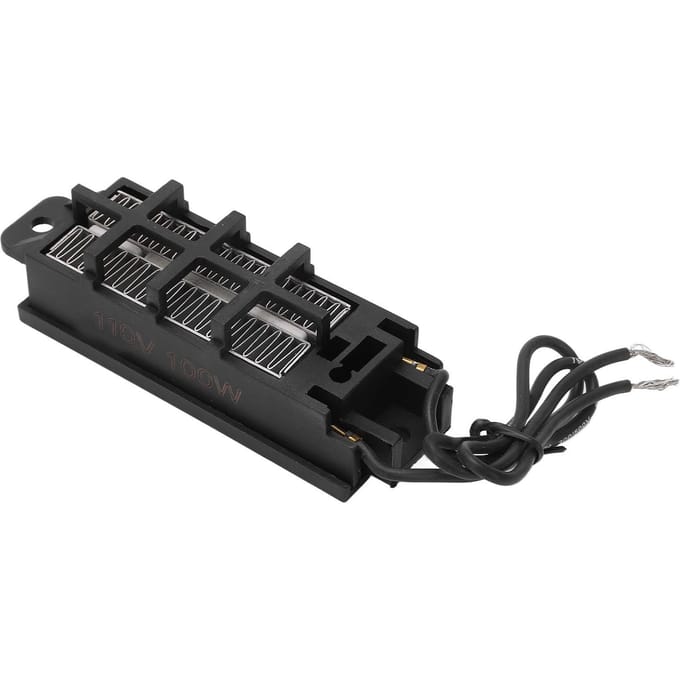 PTC Verwarmingselement 100W Conductief Constante Temperatuur Luchtverwarmer Keramisch Verwarmingselement 110V black