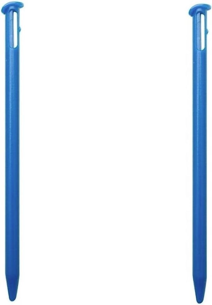 2x Stylus pen geschikt voor New Nintendo 3DS Blauw