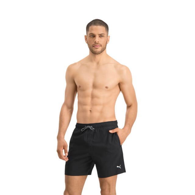 PUMA SWIM MEN MEDIUM LENGTH SWIM SHORTS 1P Zwart 100000031-200