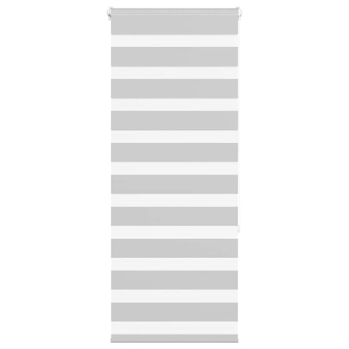 vidaXL - Zebra - rolgordijn - 65x150 - cm - stofbreedte - 60,9 - cm - lichtgrijs