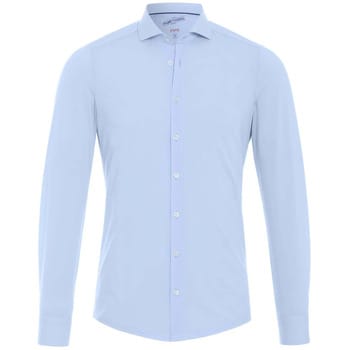 Pure H.Tico The Functional Shirt Blauw - Maat 40 - Heren - Overhemden Casual