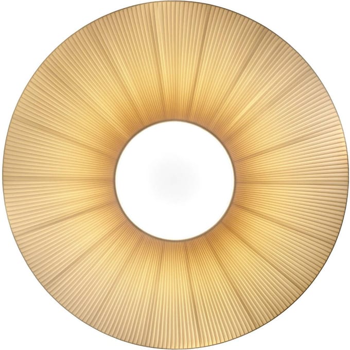 Bover plafondlamp Siam 120, hoogte 61 cm, nikkel/crèmekleurig