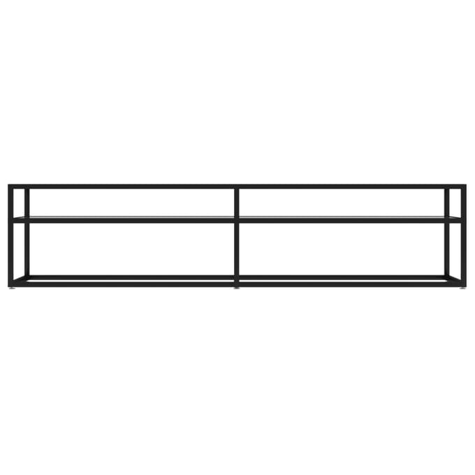 vidaXL - Tv-meubel - 180x40x40,5 - cm - gehard - glas - transparant