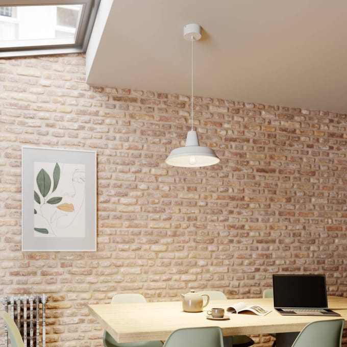 Luminex KLASSE 4044 Witte Hanglamp - Stijlvol en Functioneel