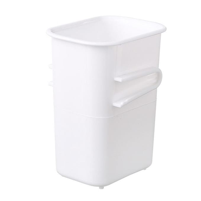 Koelkast Organizer Bak Koelkast Zijdeur Opbergdoos Plastic Voedselcontainer voor Groenten Small white
