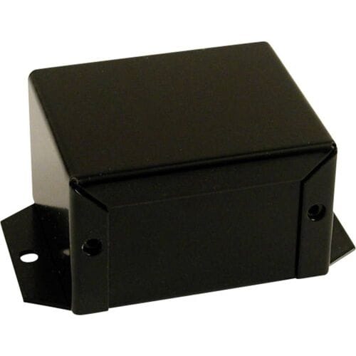 Hammond Electronics 1411FBCBK Universele behuizing 81 x 56 x 28 Aluminium Zwart 1 stuk(s)