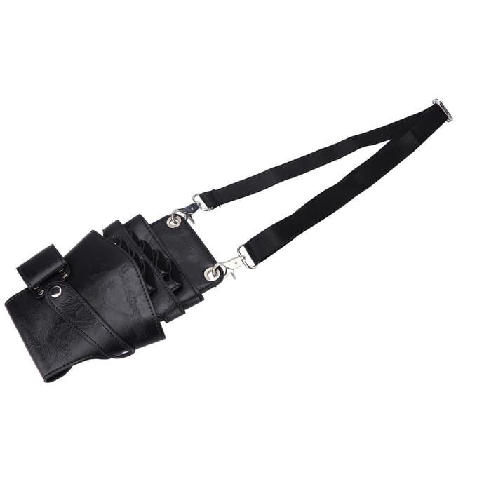 Scharen Etui Kappers Barbier Gereedschap Scharen Taille Riem Tas Houder Etuis voor Salon black