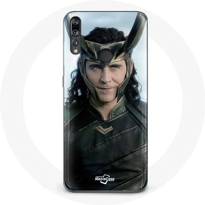 Coque maniacase pour Huawei P30 Lite Loki Thor Ragnarok avec Casque Saison 1 noir