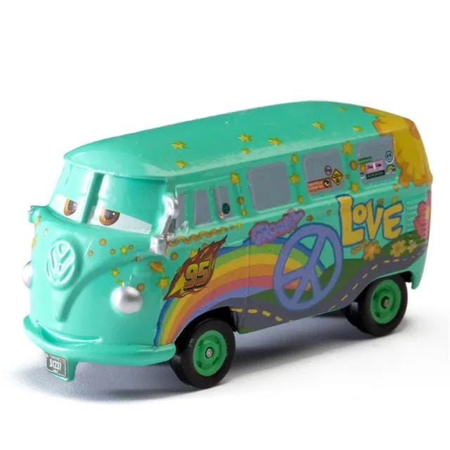 Auto speelgoed Pixar Lightning McQueen Jackson Storm Mater Sally Sheriff 1:55 Legering Diecast jongen Kerstcadeau