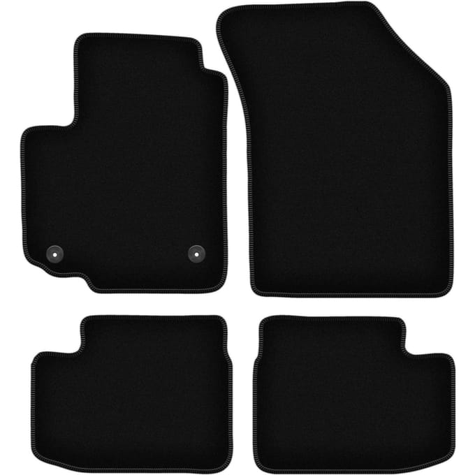 BASIC zwarte veloursmatten voor: Suzuki SX4 I hatchback (2006-2014)