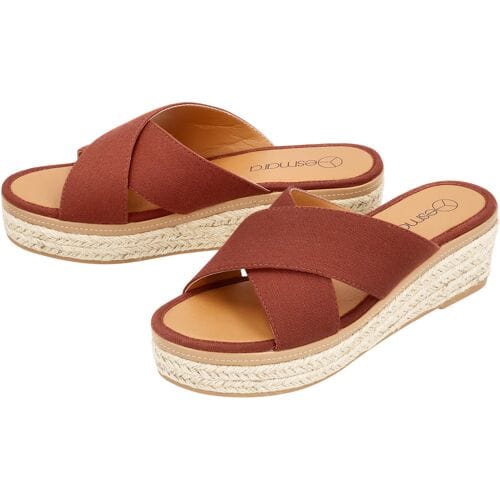 ESMARA Dames sandalen (Bruin, 36)